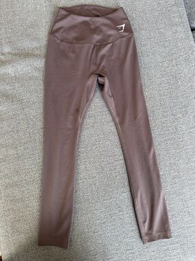 Gymshark Woman High-Waist Chocolate Brown Leggings